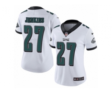 Women's Nike Philadelphia Eagles #27 Malcolm Jenkins Vapor Untouchable Limited White NFL Jersey