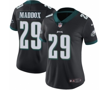 Women's Nike Philadelphia Eagles #29 Avonte Maddox Black Alternate Vapor Untouchable Limited Player NFL Jersey