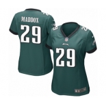 Women's Nike Philadelphia Eagles #29 Avonte Maddox Game Midnight Green Team Color NFL Jersey