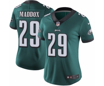 Women's Nike Philadelphia Eagles #29 Avonte Maddox Midnight Green Team Color Vapor Untouchable Limited Player NFL Jersey