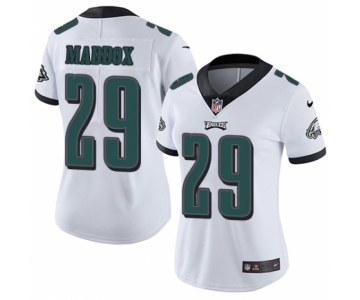 Women's Nike Philadelphia Eagles #29 Avonte Maddox White Vapor Untouchable Limited Player NFL Jersey