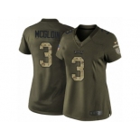 Women's Nike Philadelphia Eagles #3 Matt McGloin Limited Green Salute to Service NFL Jersey