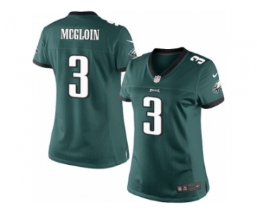 Women's Nike Philadelphia Eagles #3 Matt McGloin Limited Midnight Green Team Color NFL Jersey