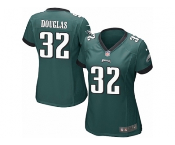 Women's Nike Philadelphia Eagles #32 Rasul Douglas Game Midnight Green Team Color NFL Jersey