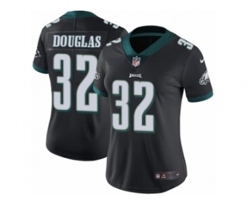 Women's Nike Philadelphia Eagles #32 Rasul Douglas Vapor Untouchable Limited Black Alternate NFL Jersey