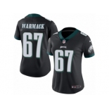 Women's Nike Philadelphia Eagles #67 Chance Warmack Limited Green Rush NFL Jersey