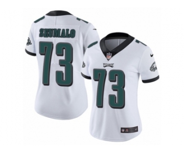 Women's Nike Philadelphia Eagles #73 Isaac Seumalo Vapor Untouchable Limited White NFL Jersey