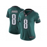 Women's Nike Philadelphia Eagles #8 Donnie Jones Vapor Untouchable Limited Midnight Green Team Color NFL Jersey