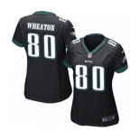 Women's Nike Philadelphia Eagles #80 Markus Wheaton Game Black Alternate NFL Jersey