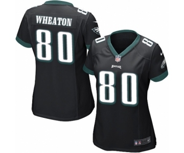 Women's Nike Philadelphia Eagles #80 Markus Wheaton Game Black Alternate NFL Jersey