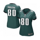 Women's Nike Philadelphia Eagles #80 Markus Wheaton Game Midnight Green Team Color NFL Jersey