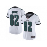 Women's Nike Philadelphia Eagles #82 Mike Quick Vapor Untouchable Limited White NFL Jersey