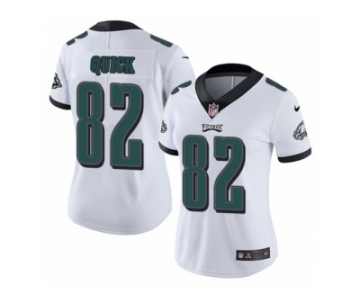 Women's Nike Philadelphia Eagles #82 Mike Quick Vapor Untouchable Limited White NFL Jersey