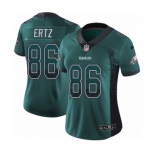 Women's Nike Philadelphia Eagles #86 Zach Ertz Limited Green Rush Drift Fashion NFL Jersey