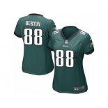 Women's Nike Philadelphia Eagles #88 Trey Burton Game Midnight Green Team Color NFL Jersey