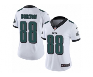 Women's Nike Philadelphia Eagles #88 Trey Burton Vapor Untouchable Limited White NFL Jersey