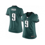 Women's Nike Philadelphia Eagles #9 Nick Foles Limited Midnight Green Team Color NFL Jersey