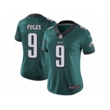 Women's Nike Philadelphia Eagles #9 Nick Foles Vapor Untouchable Limited Midnight Green Team Color NFL Jersey