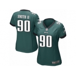 Women's Nike Philadelphia Eagles #90 Marcus Smith II Game Midnight Green Team Color NFL Jersey