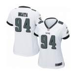 Women's Nike Philadelphia Eagles #94 Haloti Ngata Game White NFL Jersey