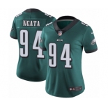 Women's Nike Philadelphia Eagles #94 Haloti Ngata Midnight Green Team Color Vapor Untouchable Limited Player NFL Jersey