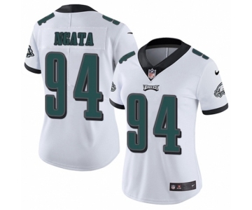 Women's Nike Philadelphia Eagles #94 Haloti Ngata White Vapor Untouchable Limited Player NFL Jersey