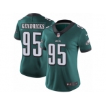 Women's Nike Philadelphia Eagles #95 Mychal Kendricks Vapor Untouchable Limited Midnight Green Team Color NFL Jersey