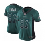 Women's Nike Philadelphia Eagles #97 Destiny Vaeao Limited Green Rush Drift Fashion NFL Jersey