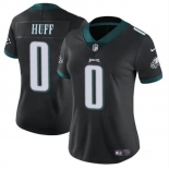 Women's Philadelphia Eagles #0 Bryce Huff Black Vapor Untouchable Limited Football Stitched Jersey