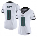 Women's Philadelphia Eagles #0 Bryce Huff White Vapor Untouchable Limited Football Stitched Jersey