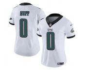 Women's Philadelphia Eagles #0 Bryce Huff White Vapor Untouchable Limited Football Stitched Jersey