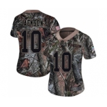 Women's Philadelphia Eagles #10 DeSean Jackson Camo Rush Realtree Limited Football Jersey