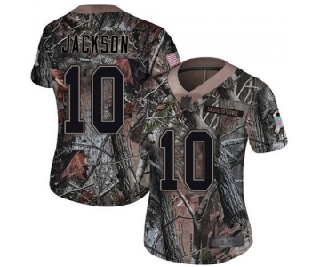 Women's Philadelphia Eagles #10 DeSean Jackson Camo Rush Realtree Limited Football Jersey