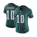 Women's Philadelphia Eagles #10 DeSean Jackson Midnight Green Team Color Vapor Untouchable Limited Player Football Jersey