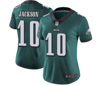 Women's Philadelphia Eagles #10 DeSean Jackson Midnight Green Team Color Vapor Untouchable Limited Player Football Jersey