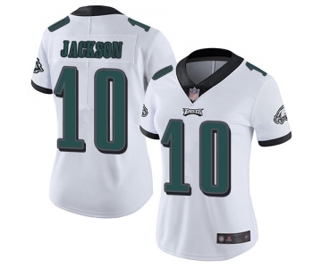 Women's Philadelphia Eagles #10 DeSean Jackson White Vapor Untouchable Limited Player Football Jersey