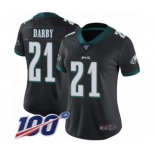 Women's Philadelphia Eagles #21 Ronald Darby Black Alternate Vapor Untouchable Limited Player 100th Season Football Jersey