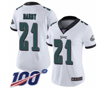 Women's Philadelphia Eagles #21 Ronald Darby White Vapor Untouchable Limited Player 100th Season Football Jersey