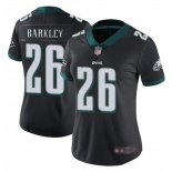 Women's Philadelphia Eagles #26 Saquon Barkley Black Vapor Untouchable Limited Football Jersey