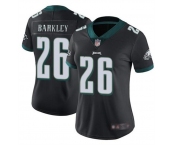 Women's Philadelphia Eagles #26 Saquon Barkley Black Vapor Untouchable Limited Football Jersey