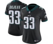 Women's Philadelphia Eagles #33 Cooper DeJean Black 2024 Draft Vapor Untouchable Limited Football Stitched Jersey