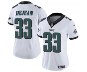 Women's Philadelphia Eagles #33 Cooper DeJean White 2024 Draft Vapor Untouchable Limited Football Stitched Jersey