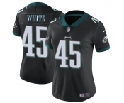 Women's Philadelphia Eagles #45 Devin White Black Vapor Untouchable Limited Football Stitched Jersey