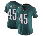 Women's Philadelphia Eagles #45 Devin White Green Vapor Untouchable Limited Football Stitched Jersey