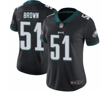 Women's Philadelphia Eagles #51 Zach Brown Black Alternate Vapor Untouchable Limited Player Football Jersey