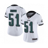 Women's Philadelphia Eagles #51 Zach Brown White Vapor Untouchable Limited Player Football Jersey