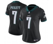 Women's Philadelphia Eagles #7 Kenny Pickett Black Vapor Untouchable Limited Football Stitched Jersey