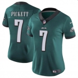 Women's Philadelphia Eagles #7 Kenny Pickett Green Vapor Untouchable Limited Football Stitched Jersey