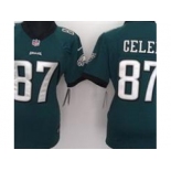 nike women nfl jerseys Philadelphia Eagles #87 Brent Celek Green [nike]