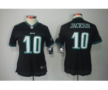 nike women nfl jerseys philadelphia eagles #10 jackson black[nike]